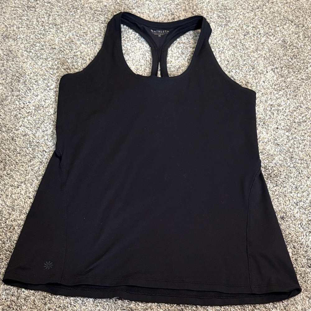 Athleta Women's Classic Black Racerback Tank